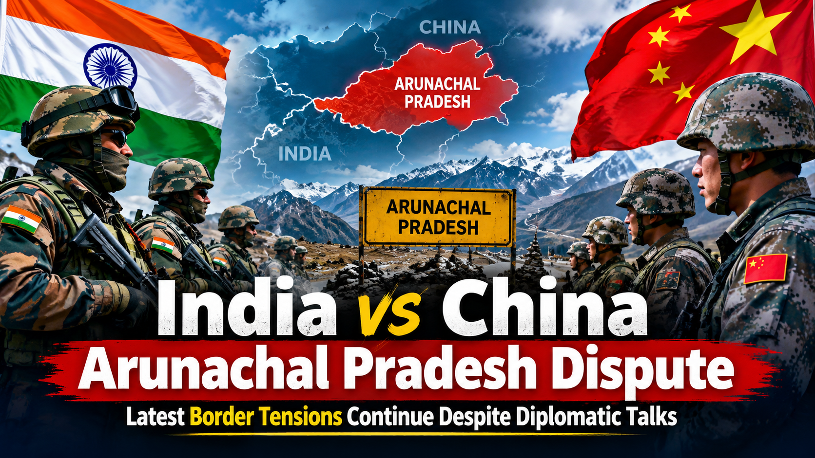 India vs China Arunachal Pradesh Dispute