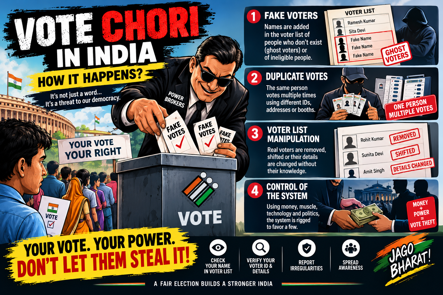 Vote Chori in India: How Could It Happen?